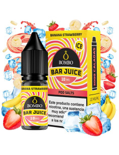 Banana Strawberry Ice Bar Juice by Bombo - Vapesence.es