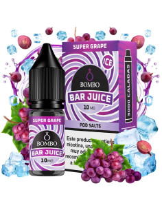 Super Grape Ice Sales de Nicotina Bombo 10ml – Vapesence.es