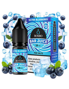 Ultra Blueberry Ice Sales de Nicotina Bombo 10ml – Vapesence.es