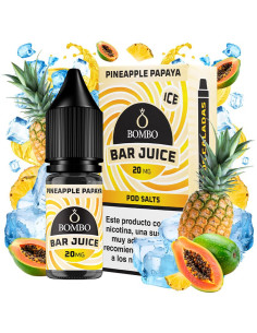 Pineapple Papaya Ice Sales de Nicotina Bombo 10ml – Vapesence.es
