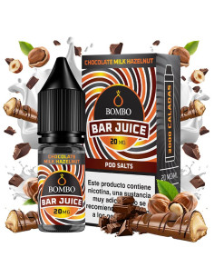 Chocolate Milk Hazelnut Bar Juice Bombo Sales Nicotina 10ml