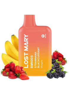 Lost Mary BM600S Strawnana Blackcurrant 20mg – Vapesence.es