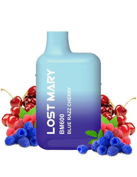 Lost Mary BM600 Blue Razz Cherry 20mg – Vapesence.es