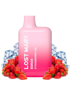 Pod Desechable Lost Mary Strawberry Ice 20mg – Vapesence.es