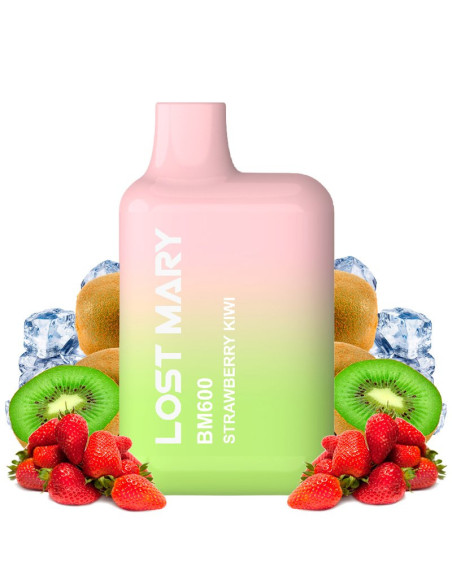 Pod Desechable Lost Mary Strawberry Kiwi 20mg – Vapesence.es